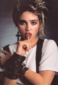 What teenager didn't want to be Madonna in the 80's?  Photo courtesy of coolchaser.com 