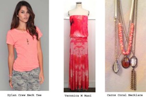 A few shades of coral pieces carried at Range that we love!